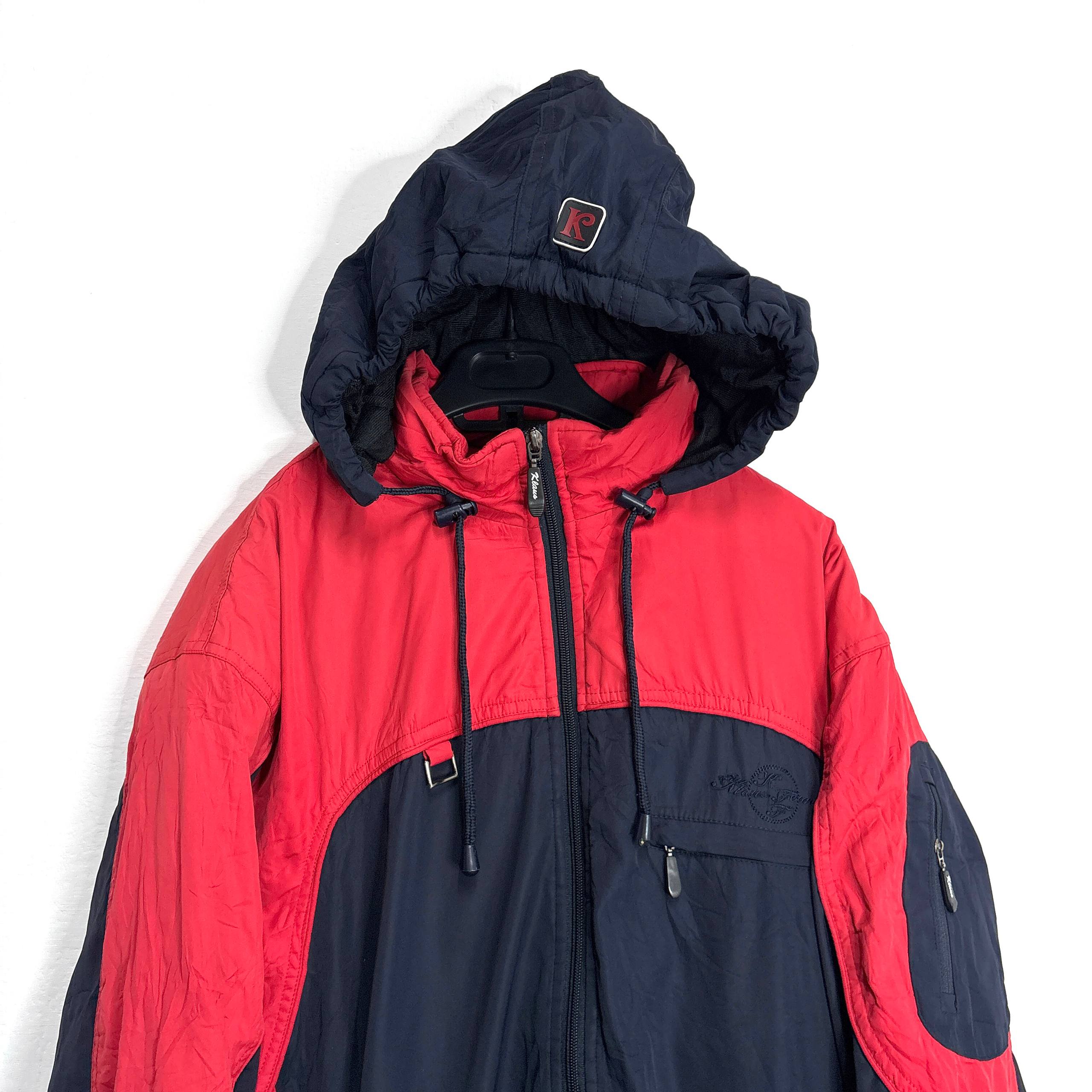 BLUE RED HEAVY PUFFER