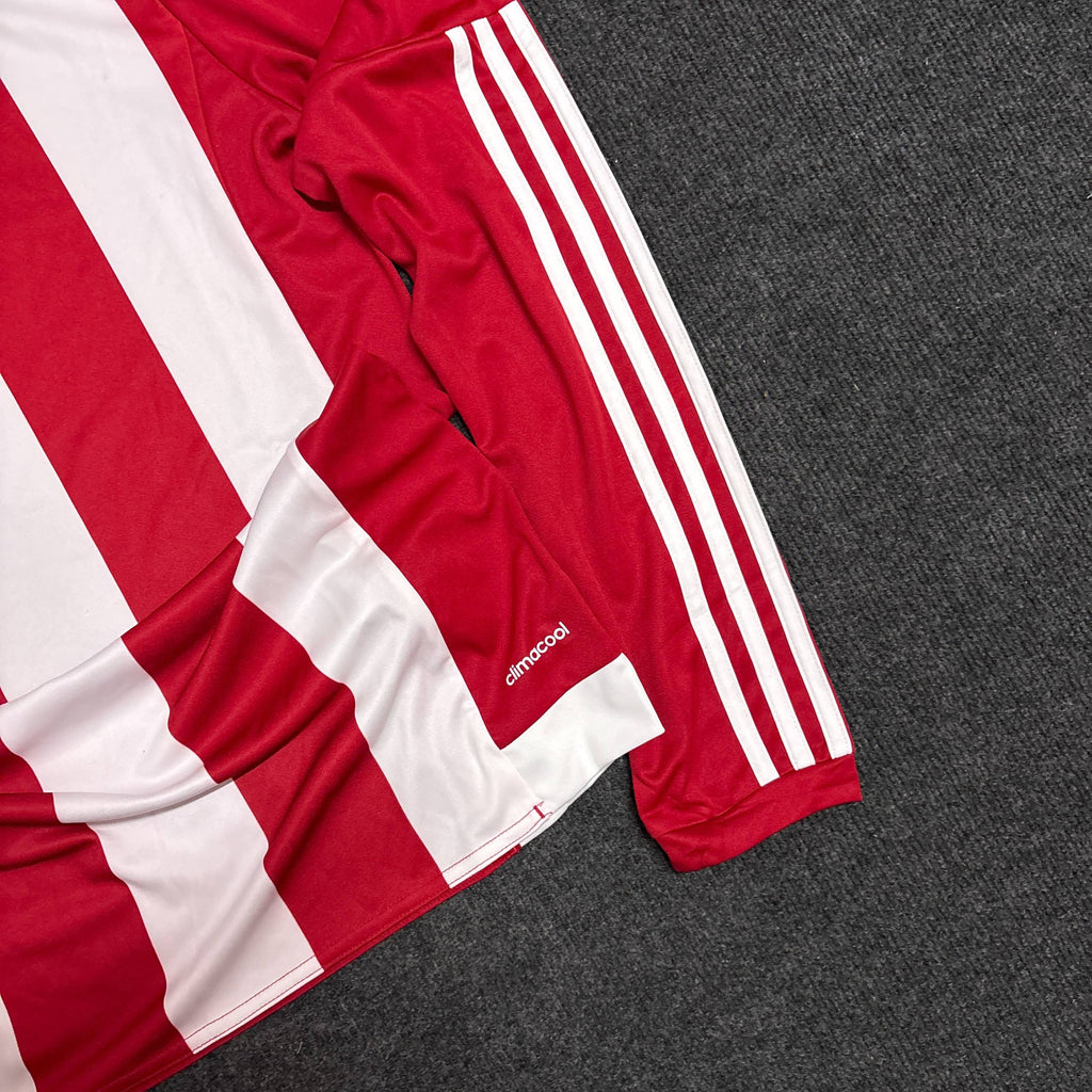 ADIDS RED WHITE JERSEY