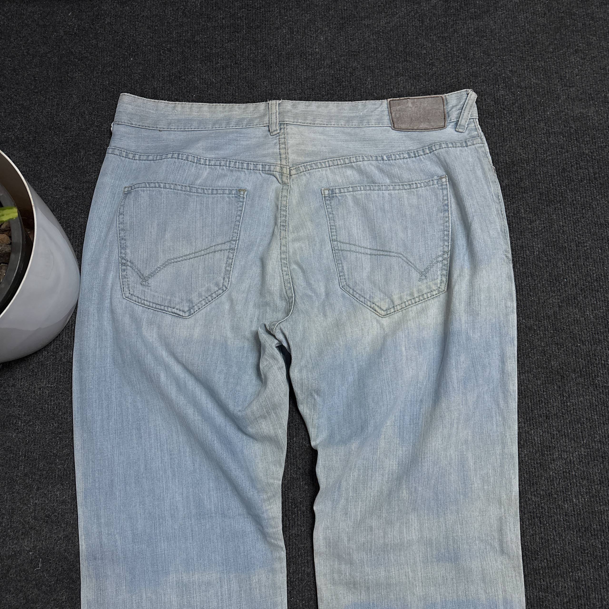 Blue plain denim